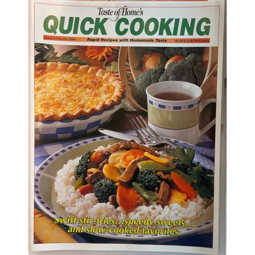Taste of Home Quick Cooking Magazine 2000 2001 2002 Full Years 18 Issues